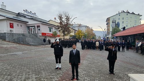 İLÇEMİZDE 10 KASIM ATATÜRK'Ü ANMA GÜNÜ TÖREN VE PROGRAMI YAPILDI